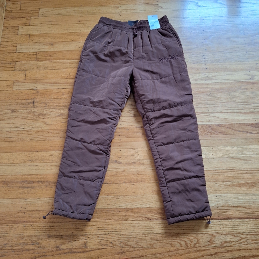 Forever 21 Chocolate Quilted Pants